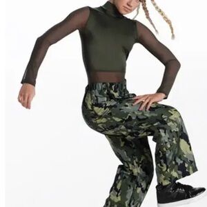 Weissman Green Camo Dance Costume